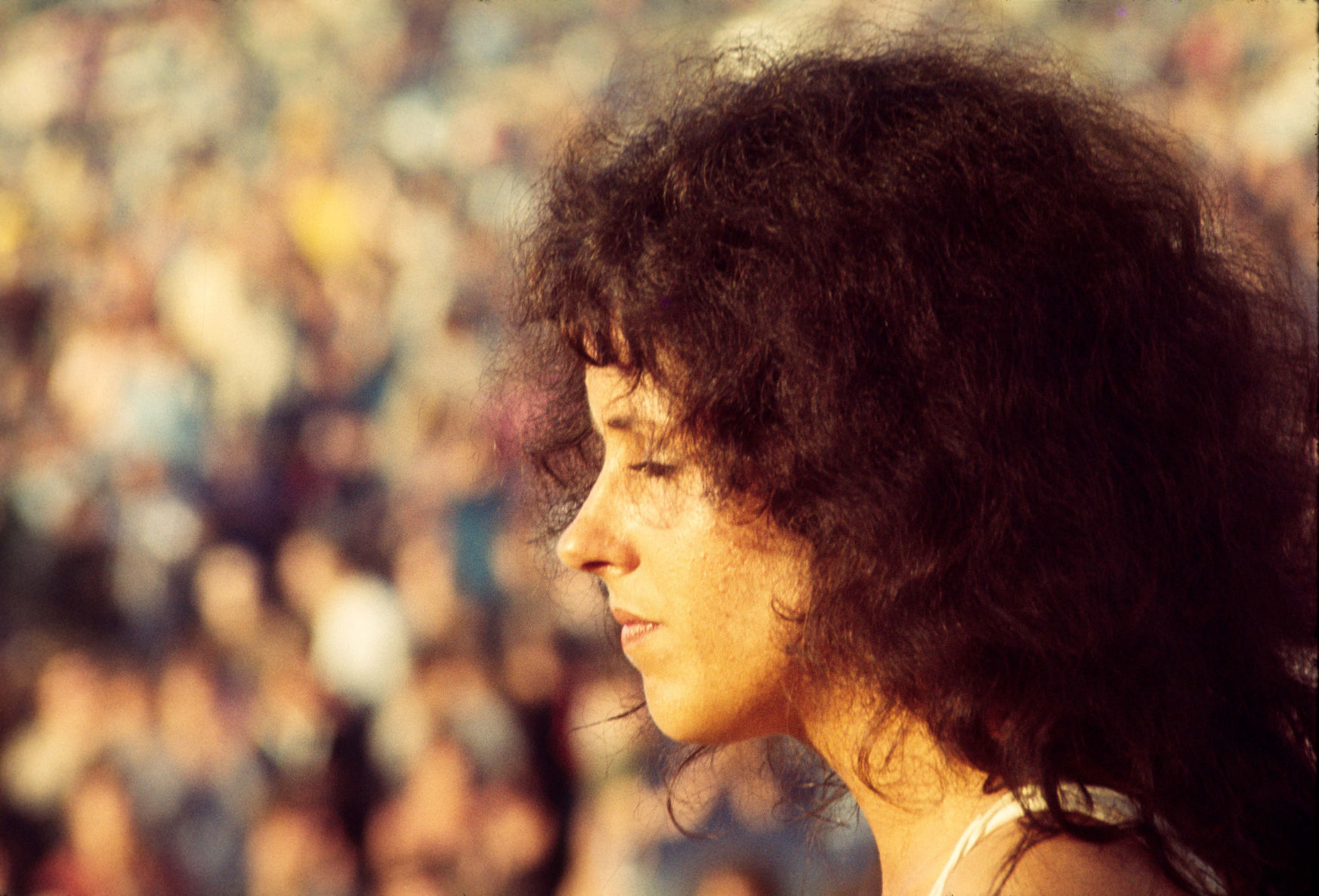 Grace Slick (Jefferson Airplane) Performing at Woodstock August 1969